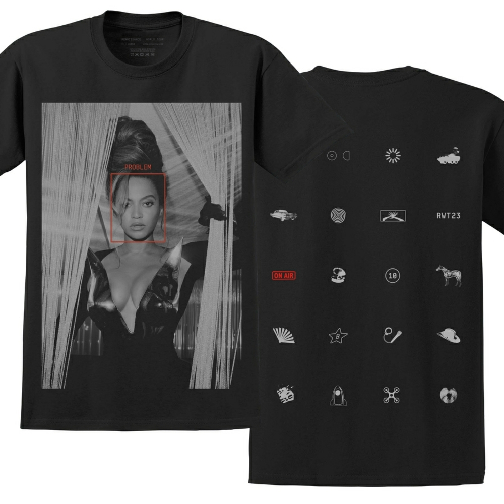 Beyonce T Shirt Problem Renaissance World Tour Music 2023 Black NEW Size XL
